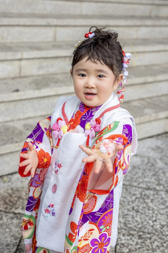 七五三撮影　ペリーロード　３歳　伊豆下田　下田　下田市　ロケーション撮影