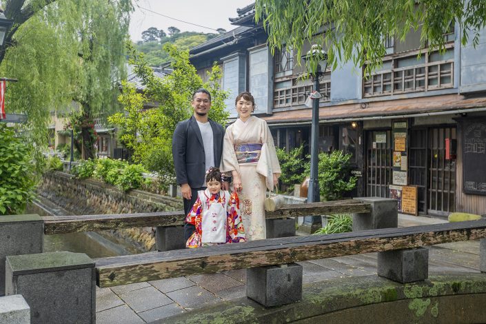 七五三撮影　ペリーロード　３歳　伊豆下田　下田　下田市　ロケーション撮影
