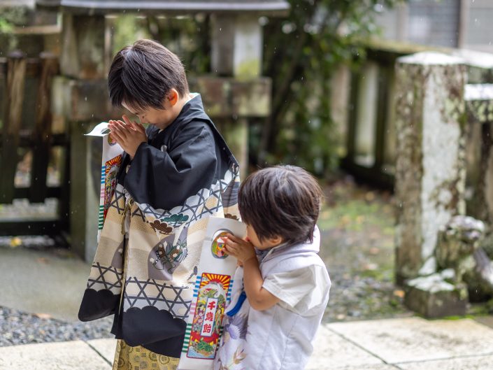 高橋様　七五三　白濱神社　伊豆下田