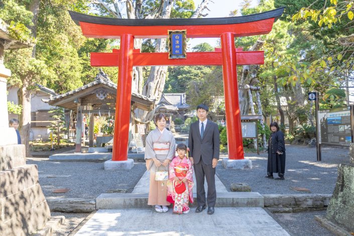 七五三撮影　白浜神社　伊豆下田　下田市　6歳